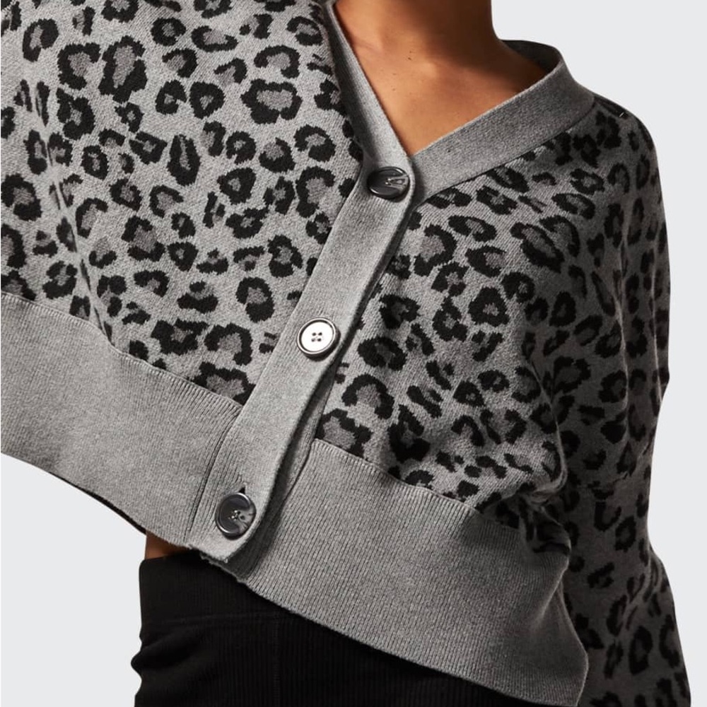 Monrow Oversized Cashmere Blend Cardigan Size Large